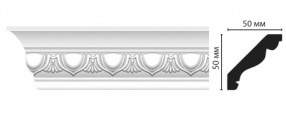 Плинтус потолочный DECOMASTER D155A (50*50*2000мм)